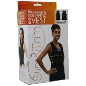 Wholesale - XXL BLK/LIME WOMEN VEST W/CONTRAST STITCHING (BOXED), UPC: 191730401455